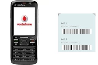 Como ver o código IMEI em Vodafone 725