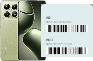 Como ver o código IMEI em Xiaomi 14T