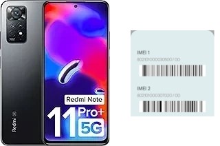 Como ver o código IMEI em Redmi Note 11 Pro+ 5G