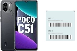 Como ver o código IMEI em Poco C51