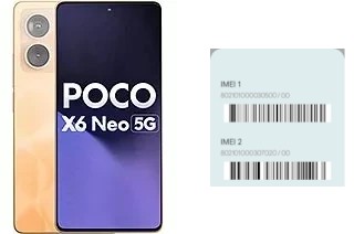 Como ver o código IMEI em Poco X6 Neo