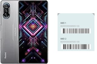 Como ver o código IMEI em Redmi K40 Gaming