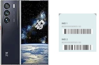 Como ver o código IMEI em Axon 40 Ultra Space Edition