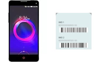 Como ver o código IMEI em nubia Z5S mini NX405H