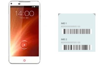 Como ver o código IMEI em nubia Z5S