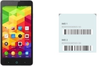 Como ver o código IMEI em ZTE V5S