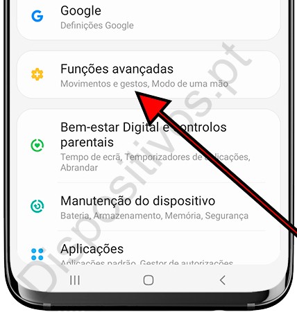 Funções avançadas da Samsung