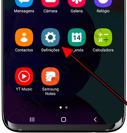 Configurações Samsung Galaxy