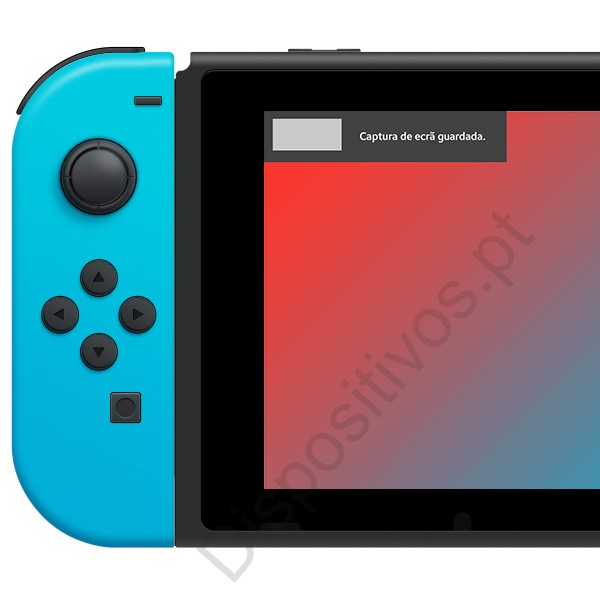 Notificação de captura Nintendo Switch