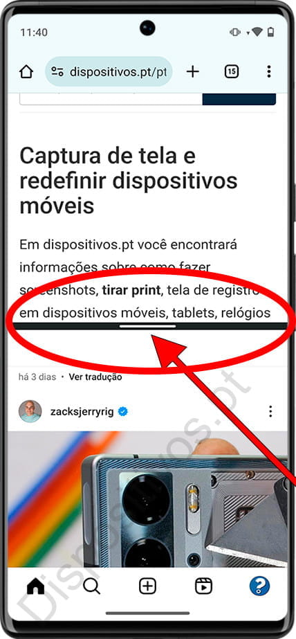 Como ativar a tela dividida no Android Passo 6