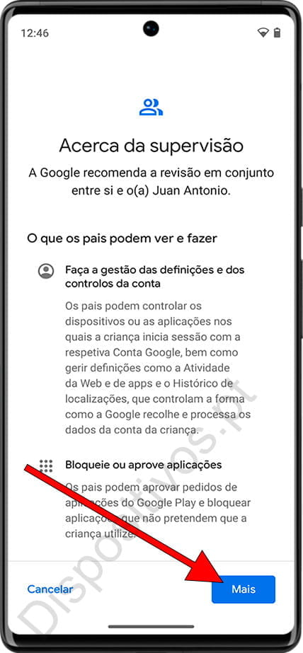 Informações sobre controle parental no Android