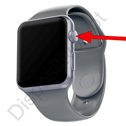 Pressione a coroa digital Apple Watch