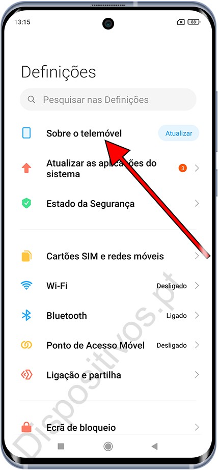 Sobre o telefone Xiaomi