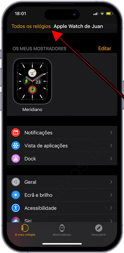 Todos os relógios Apple Watch