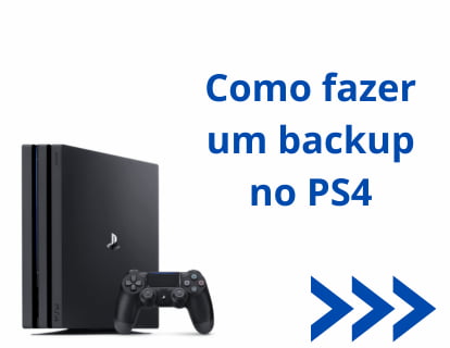 Como fazer um backup no PS4