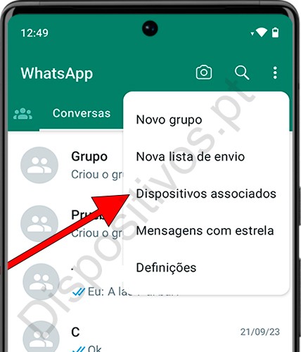 Configurações WhatsApp Android