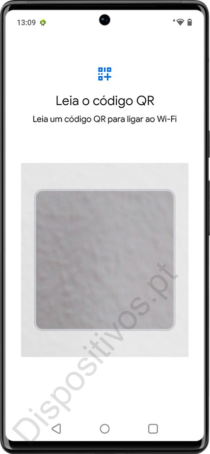 Conecte-se a uma rede Wifi usando um código QR no Android