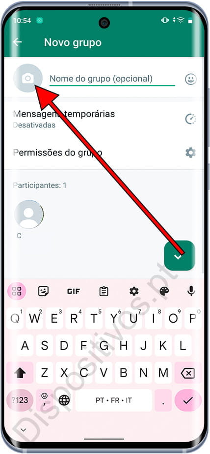 Ícone de grupo do WhatsApp