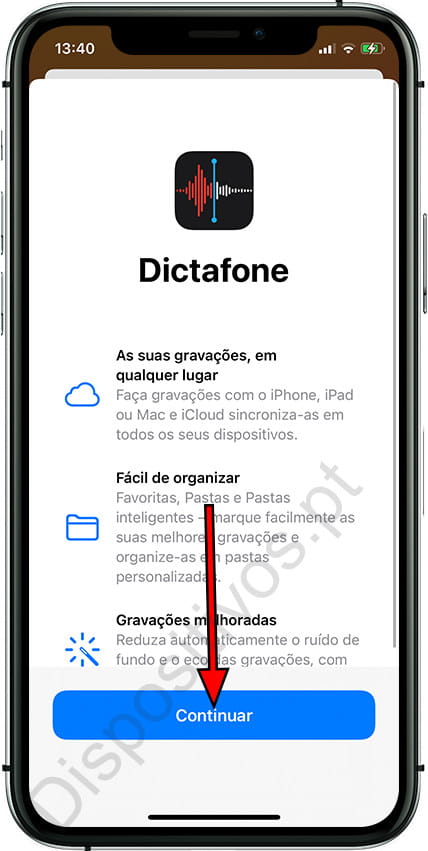 Bem-vindo ao aplicativo Memos de voz do iPhone