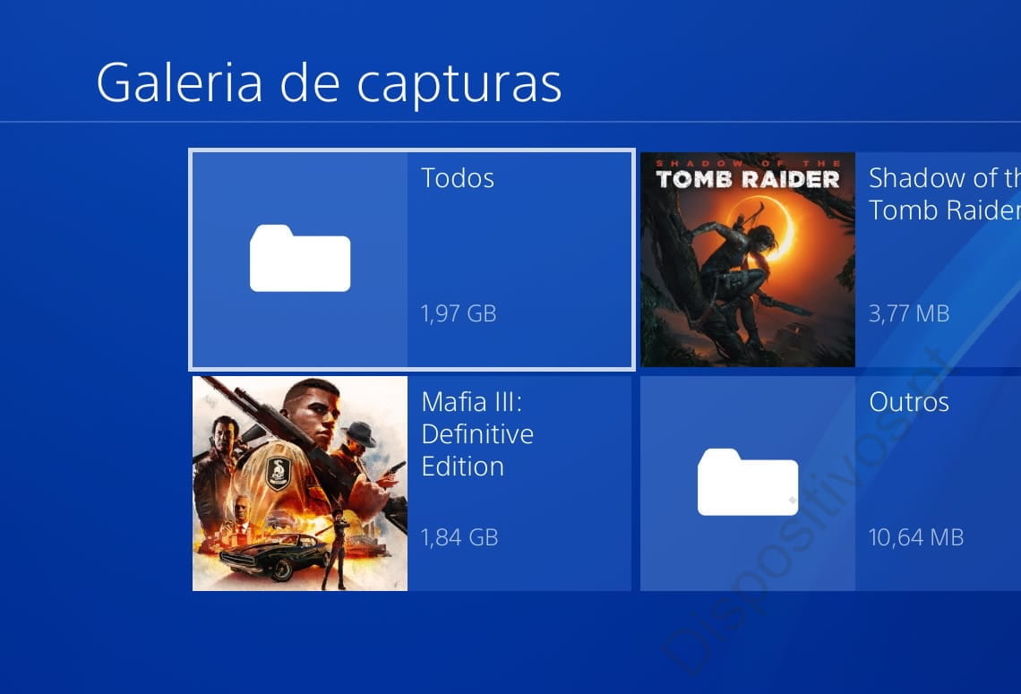 Galeria de Capturas PS4