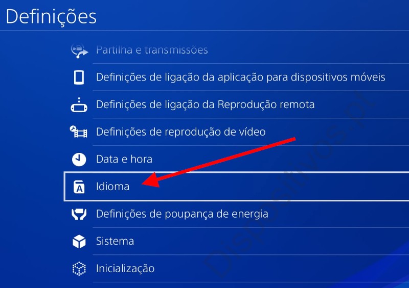 Idiomas PS4