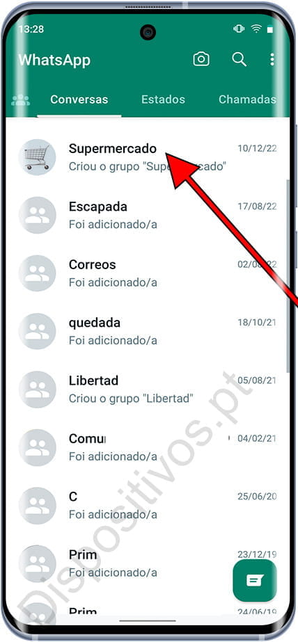 Abrir conversa no WhatsApp