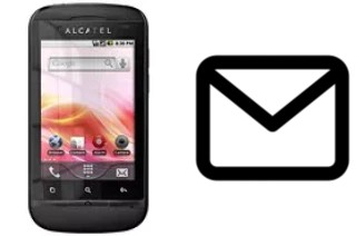 Configurar correio em alcatel OT-918