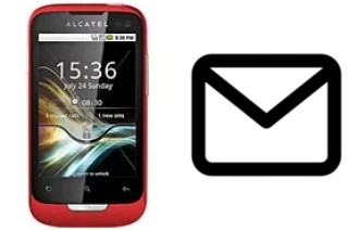 Configurar correio em alcatel OT-985