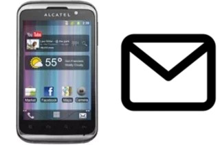 Configurar correio em alcatel OT-991