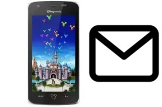 Configurar correio em Disney Mobile DM001C Mickey