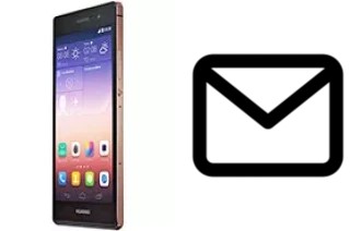 Configurar correio em Huawei Ascend P7 Sapphire Edition