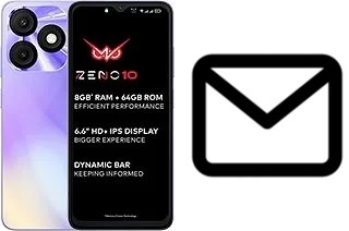 Configurar correio em itel Zeno 10