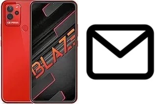 Configurar correio em Lava Blaze