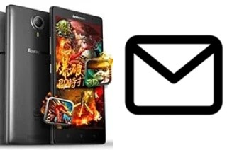 Configurar correio em Lenovo K80