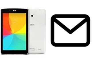 Configurar correio em LG G Pad 8.0 LTE