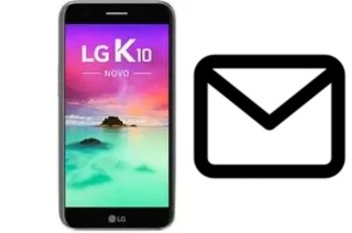 Configurar correio em LG K10 Novo