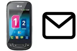 Configurar correio em LG Optimus Net Dual