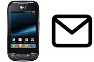 Configurar correio em LG Optimus Net