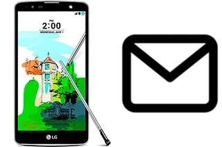 Configurar correio em LG Stylus 2 Plus