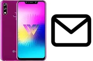 Configurar correio em LG W10