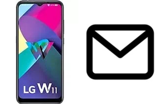 Configurar correio em LG W11