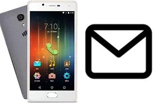 Configurar correio em Micromax Canvas Unite 4