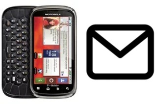 Configurar correio em Motorola Cliq 2