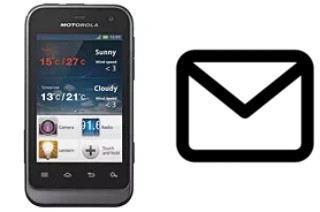 Configurar correio em Motorola Defy Mini XT320