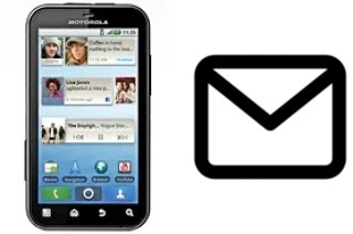 Configurar correio em Motorola DEFY