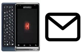 Configurar correio em Motorola DROID 2