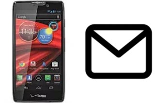 Configurar correio em Motorola DROID RAZR MAXX HD