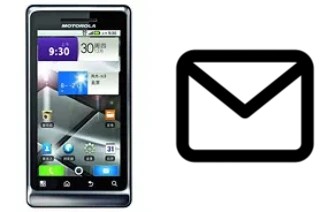 Configurar correio em Motorola MILESTONE 2 ME722