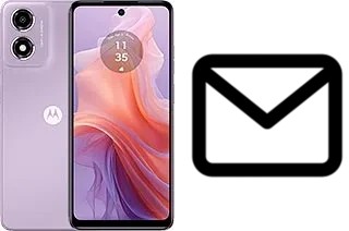 Configurar correio em Motorola Moto E14