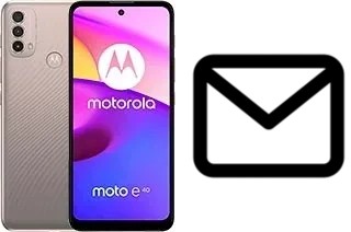 Configurar correio em Motorola Moto E40